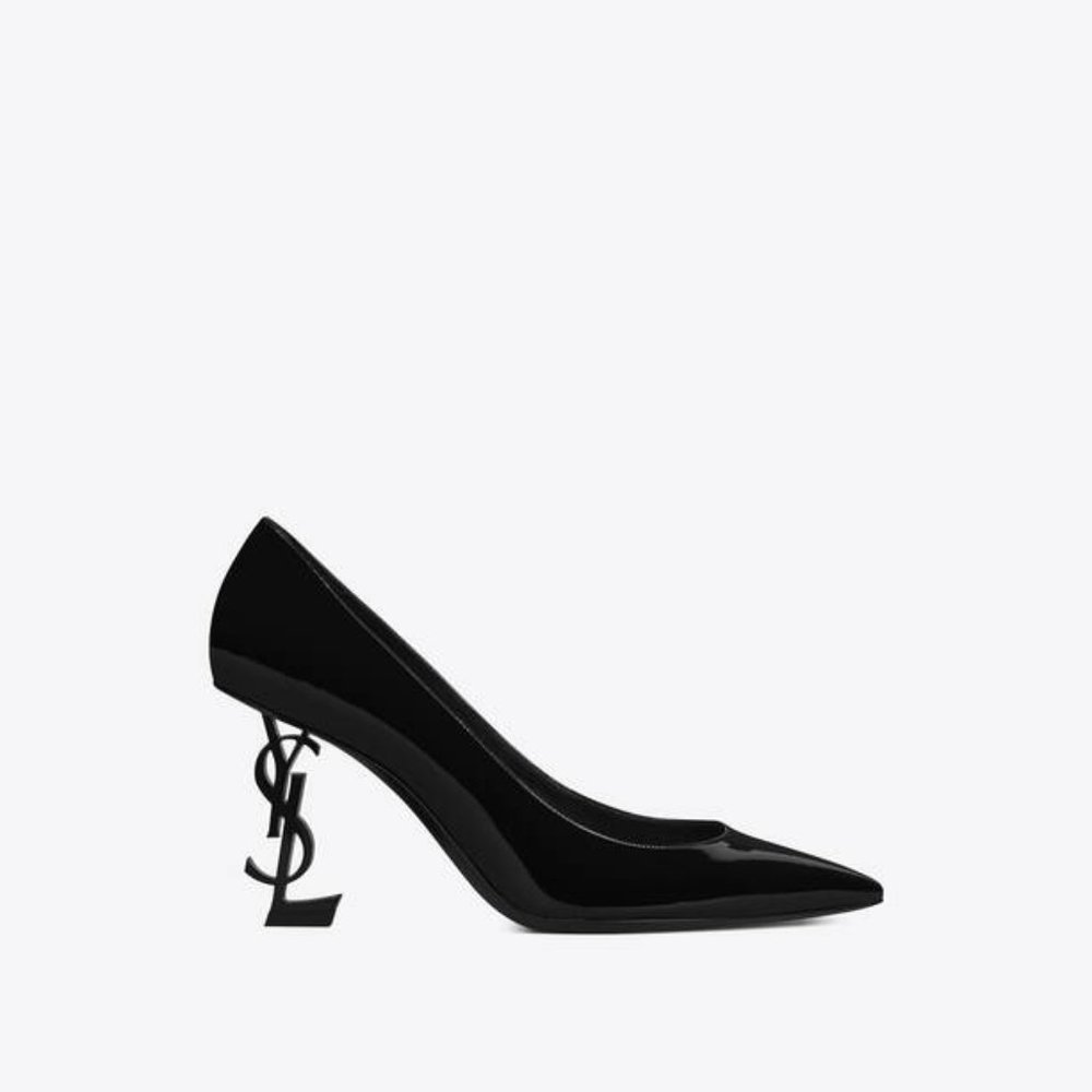 YSL Patent Leather Opyum Pumps – Black